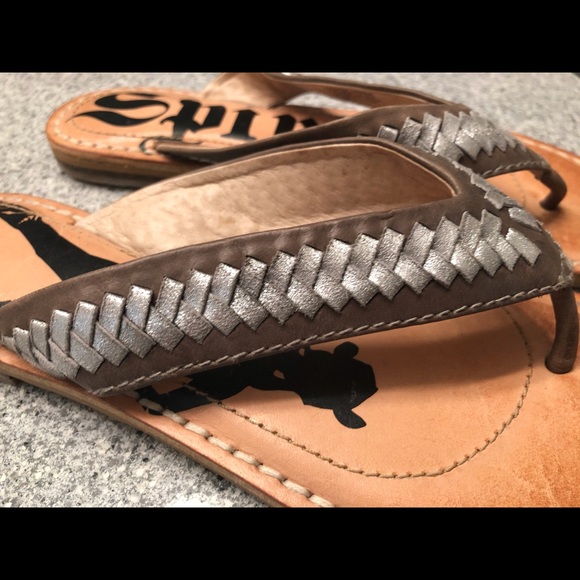 Lucchese Spirit Leather Sandals - Picture 3 of 5